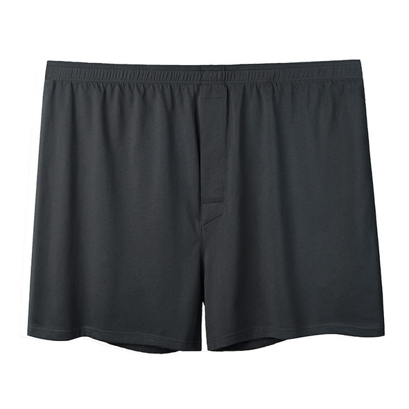 Men's Plus Size High Waist Pure Cotton Loose Shorts