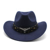 Polyester Retro Jazz Western Cowboy Hat