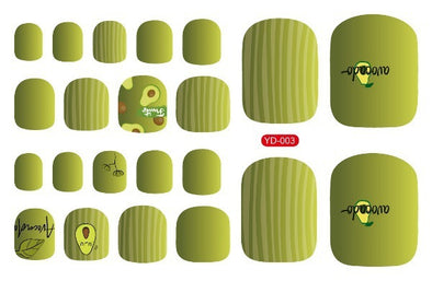 Summer Fashion Manicure Foot Sticker