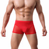 Nude Feel Comfortable Men's Stitching Thin Ice Silk Boxers