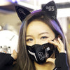 Punk Mask Cat Ears Headband Function Two-dimensional Sci-fi Machinery