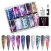 Nail Art Transfer Foils Set Of 12