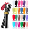 One-step Glue Three-in-one Nail Polish Glue Pen Lazy Long-lasting Phototherapy Glue Nail Manicure