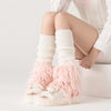 Furry Foot Sock Bunching Socks Thickened Yabi Leg Warmer