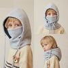 Cold Protection Fleece Ear Protection Children's Mask Scarf Integrated Hat