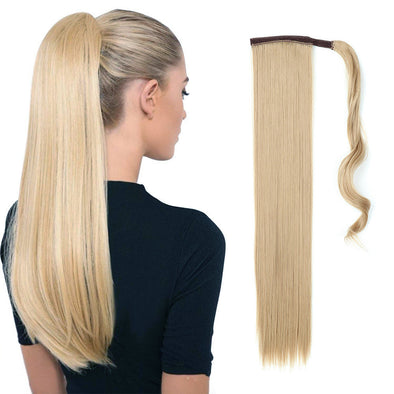 Chemical Fiber Invisible Velcro Ponytail High Temperature Wire Winding Ponytail