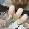 Nail Patch Fake Nail Removable Nail Piece Strawberry Flow Heart Butterfly Wear Finished Short Style