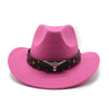 Polyester Retro Jazz Western Cowboy Hat