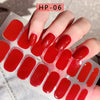 Waterproof And Durable Second Generation Semi-cured UV Nail Beauty Stickers