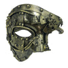 Halloween Steampunk Maskerade Party Halbgesichtsmaske