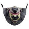 Digital Printing Halloween Clown Funny Double Outdoor Dust Mask