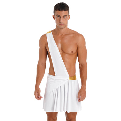 Men's Ancient Greek God Gladiator Cosplay Costume