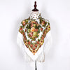 Ethnic Style Tassel Flowers Printed Scarf Embroidered Shawl