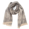 Autumn And Winter Men's And Women's Jacquard Short Beard Flower Scarf