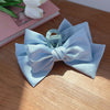 Plain Color XL Bow Ribbon Hair Claw