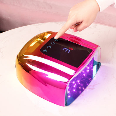 Nail Light Therapy Machine 96W High Power Quick Dry Smart Wireless UV