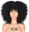 12 Inch African Black Short Curly Hair Wig