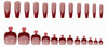 Nail Dressing Nail Hellrotes Hand- und Fußpflaster-Set