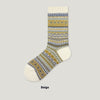 American Retro Damen Mid Tube Socken aus gekämmter Baumwolle