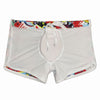 Funny Cartoon Printed Boxer Swimming Trunks Men