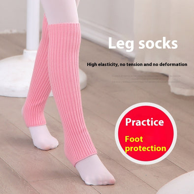 Autumn And Winter Thick Warm Ballet Adult And Children Knee Dance Leg Guard Women