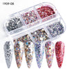 Reflective And Translucent Edelweiss Powder Nail Sequins