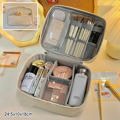 Large Capacity Cosmetic Bag Multi-function Layering