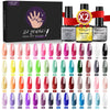 60 Farben Nail Art Funktionskleber Set Abnehmbar