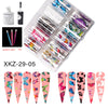 Nail Art Transfer Foils Set Of 12