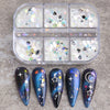 Reflective And Translucent Edelweiss Powder Nail Sequins