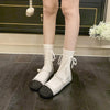 Thin French Ribbon Bow Tube Socks For Children