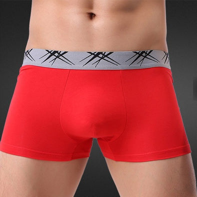 U-konvexe, sexy Boxershorts mit mittlerer Taille für Herren