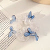 Women's Mesh Pig Intestine Ring Butterfly Hair Accessories