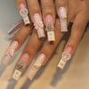 Rectangular Diamond Multi-diamond Press Fake Nails