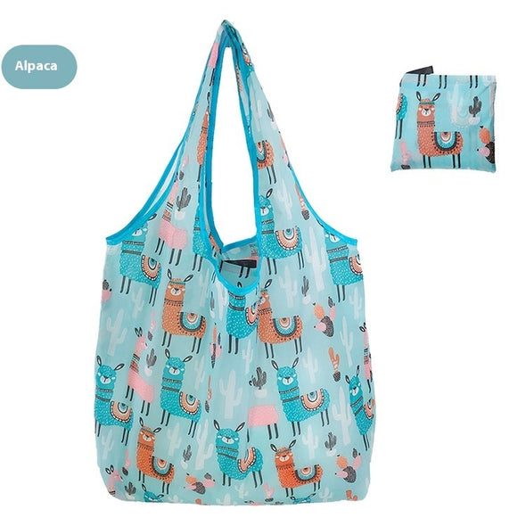 Folding Shopping Cartoon Portable Large Capacity Portable Grocery Bag