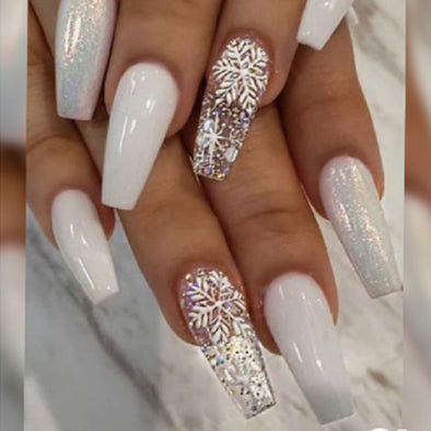 Ice Glitter Short Ballet Foreign Trade Section Wears Nail Art