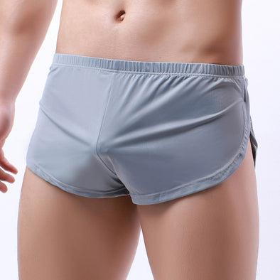 Herrenunterwäsche Seidige Sportunterwäsche mit runden Kanten Home Shorts