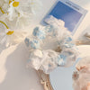 Flower Tie Hair Ring Organza Head Rope Girls' Hair Accessories