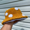 Cute Mob Cap Handmade Knitted Plush Bonnet