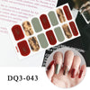 Nail Art Farbe Nagel Aufkleber Einfache Mode