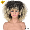 12 Inch African Black Short Curly Hair Wig