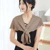 Ice Silk Shawl Outer Match Women's Cloak Neck Protection Scarf