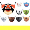 Digitaldruck Halloween Clown Lustige Doppelte Outdoor-Staubmaske