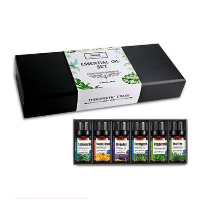 Aromatherapie-Set mit ätherischen Ölen zur Massage