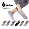 6 Pairs Women Yoga Socks  Non-Slip Grips Straps For Added Balance And Stability Ideal For Pilates Pure Barre Ballet Dance Barefoot