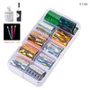 Nail Art Transfer Foils Set Of 12