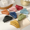 Version Of Leaf Hairpin Frosted Catch Clip Ball Head Set Hairpin Practical Hairpin