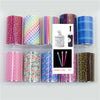 Nail Art Transfer Foils Set Of 12