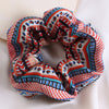 New Retro Printed Large Intestine Hair Tie For Women Highly Elastic Large Intestinal Ponytail Hair Ropes Headwear