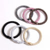 Accessories Thick Leather Cover Durable Base Rubber Hair Rope Headdress